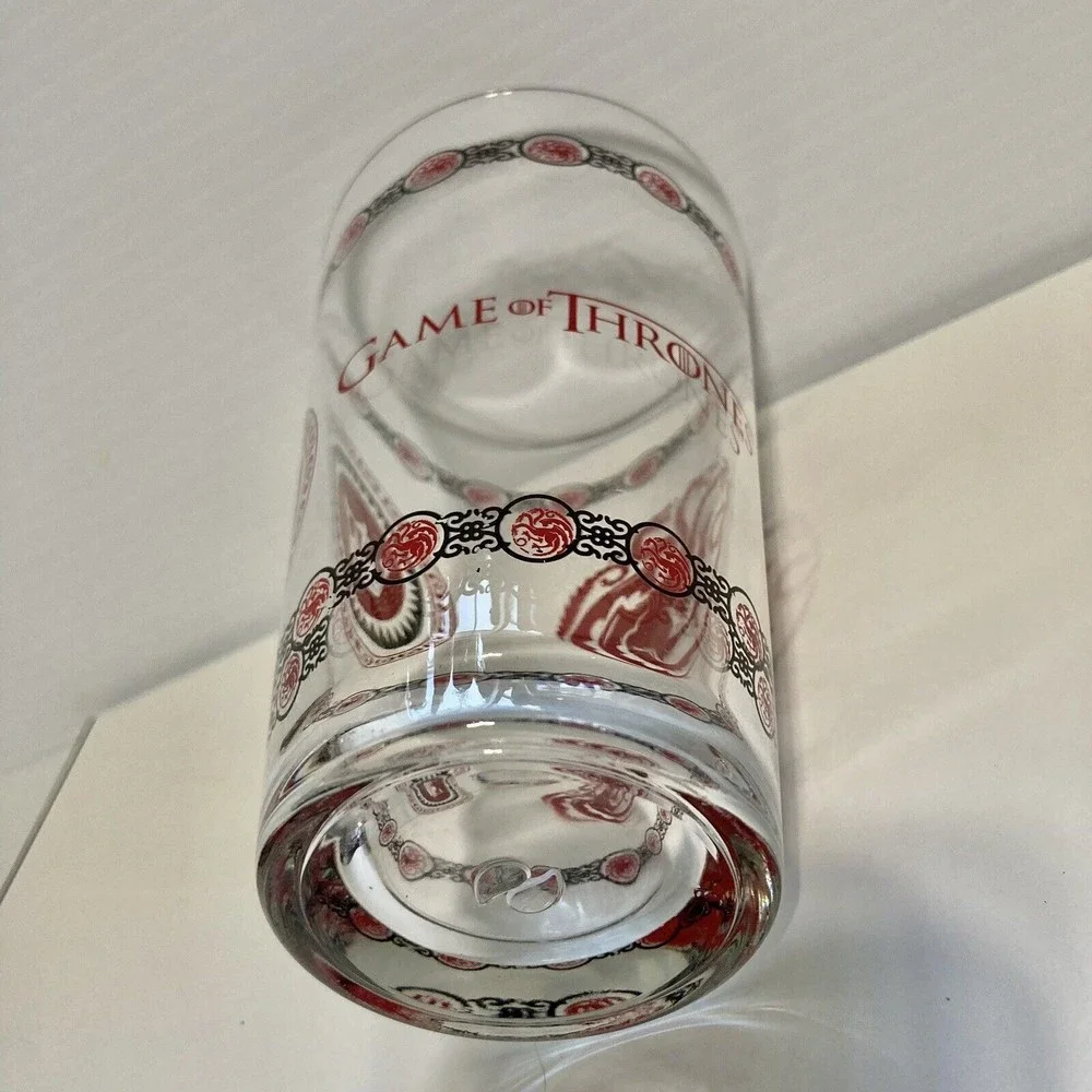 GAME OF THRONES House Targaryen Stemless Pint Glass – 16 oz – Officially License